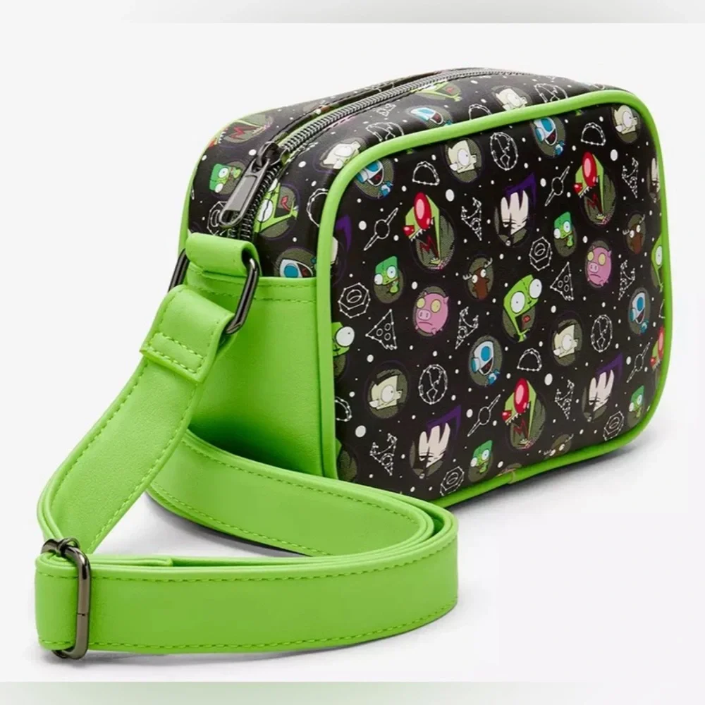Loungefly Green Invader Zim Crossbody Bag NWT